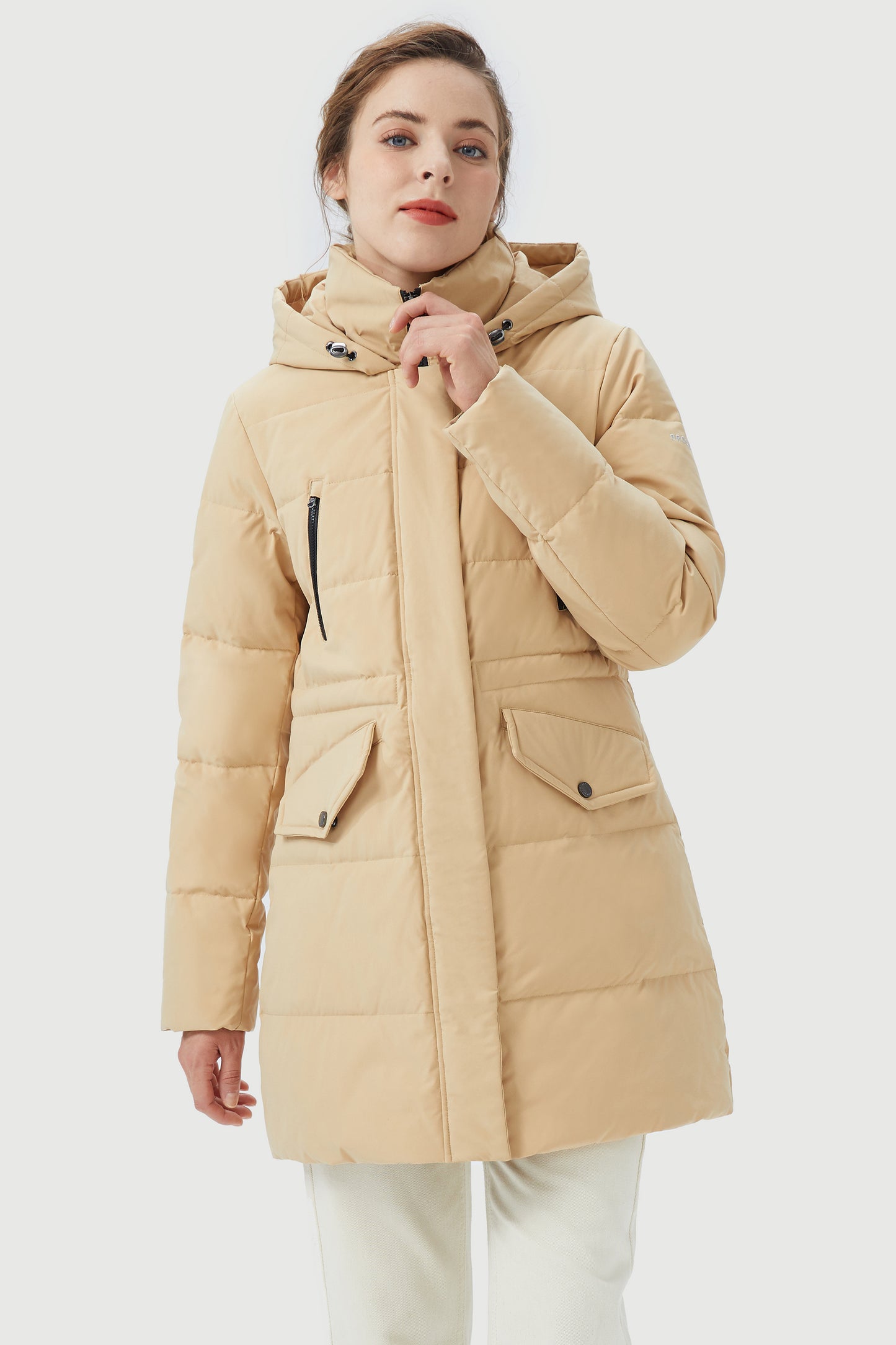 Waterproof Thickened Down Jacket with Hood