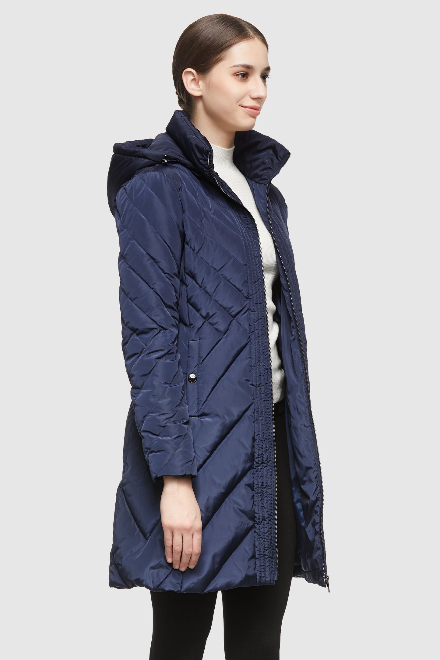 Removable Hooded Winter Coat