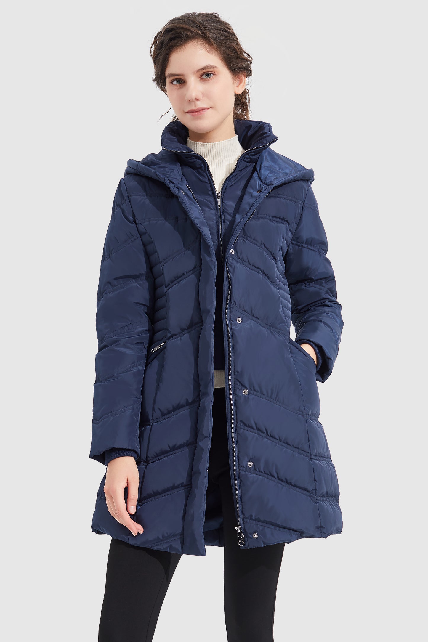 Quilted Thickened Puffer Down Jacket