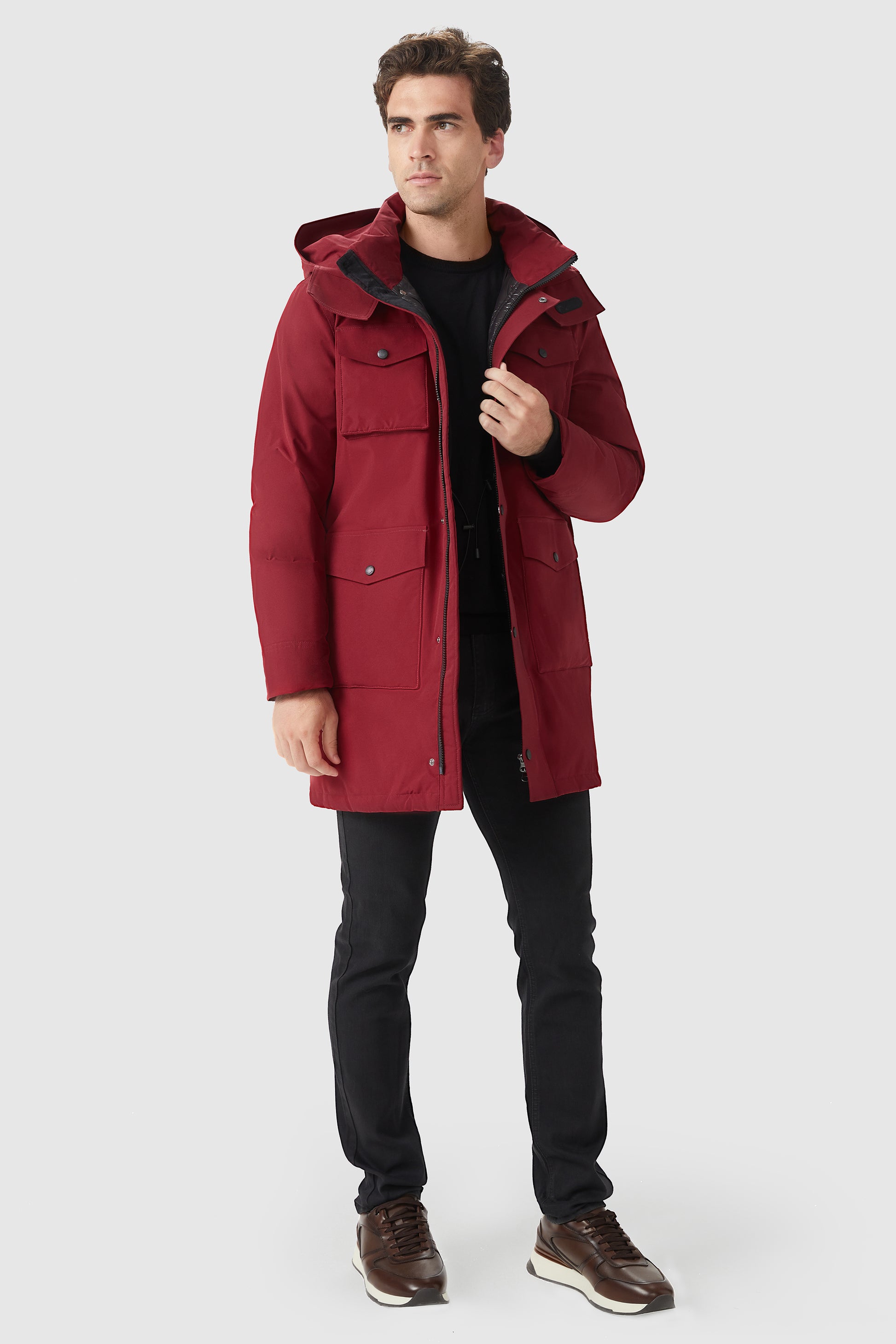 Orolay Hooded Windproof Down Jacket